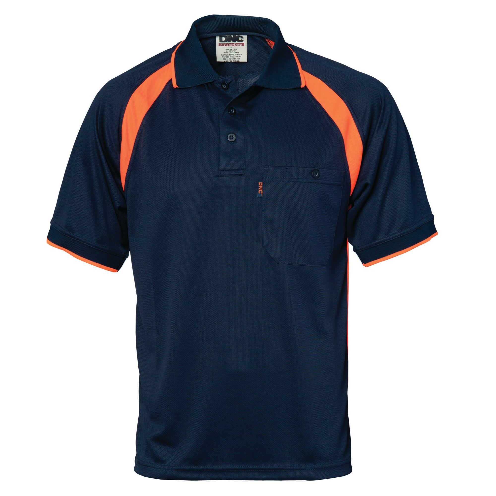 5216 DNC Coolbreathe Workwear Polo Shirt - Orange