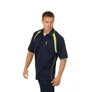 5216 DNC Coolbreathe Workwear Polo Shirt - Yellow Man