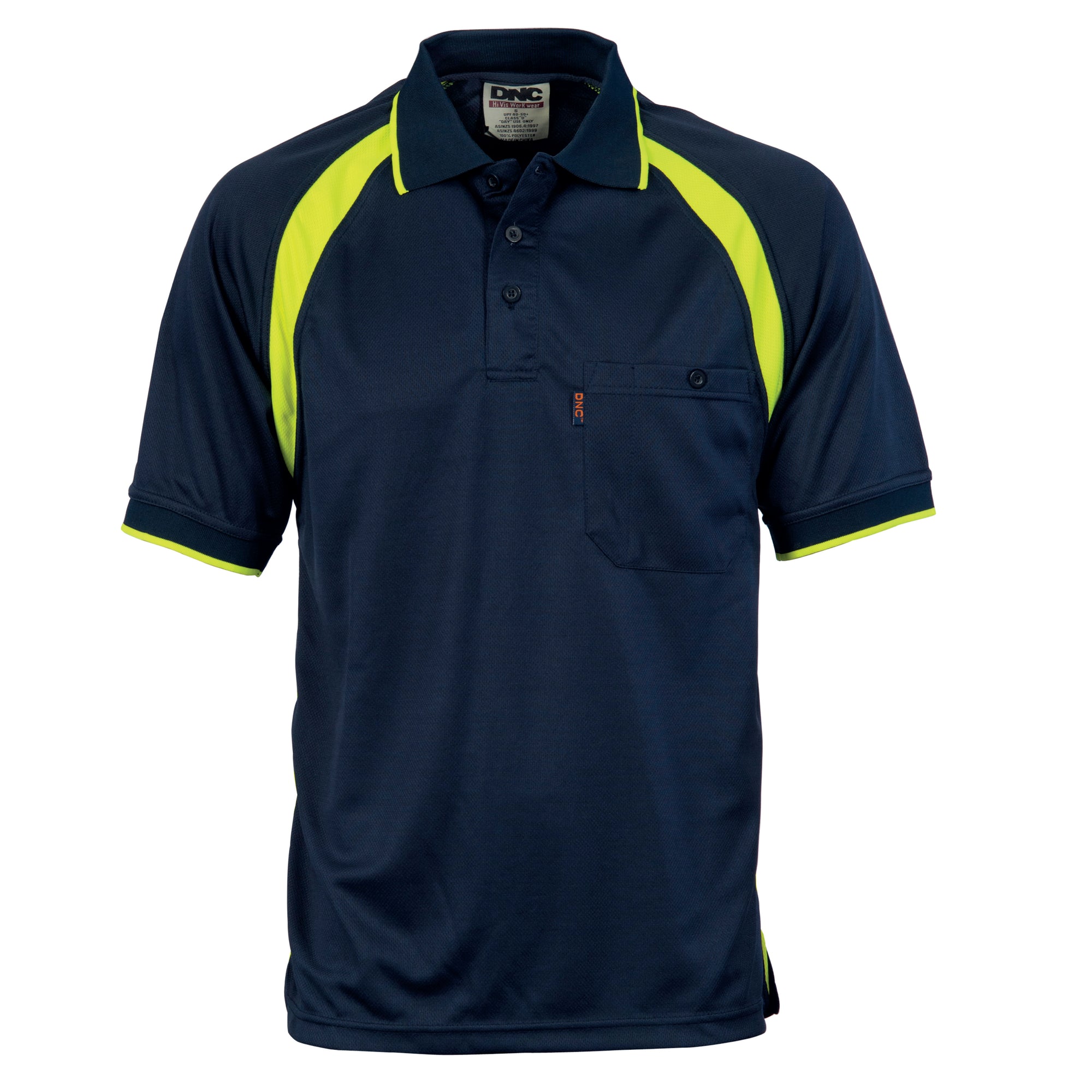 5216 DNC Coolbreathe Workwear Polo Shirt - Yellow