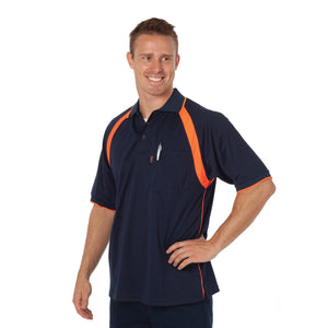 5216 DNC Coolbreathe Workwear Polo Shirt - Orange Man