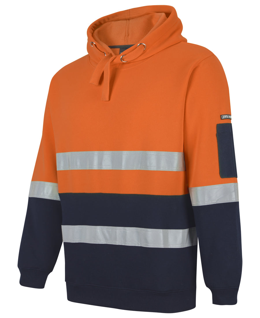 6DPOH Custom Jbs Hi Vis D-n Pull Over Hoodie - Orange  Back