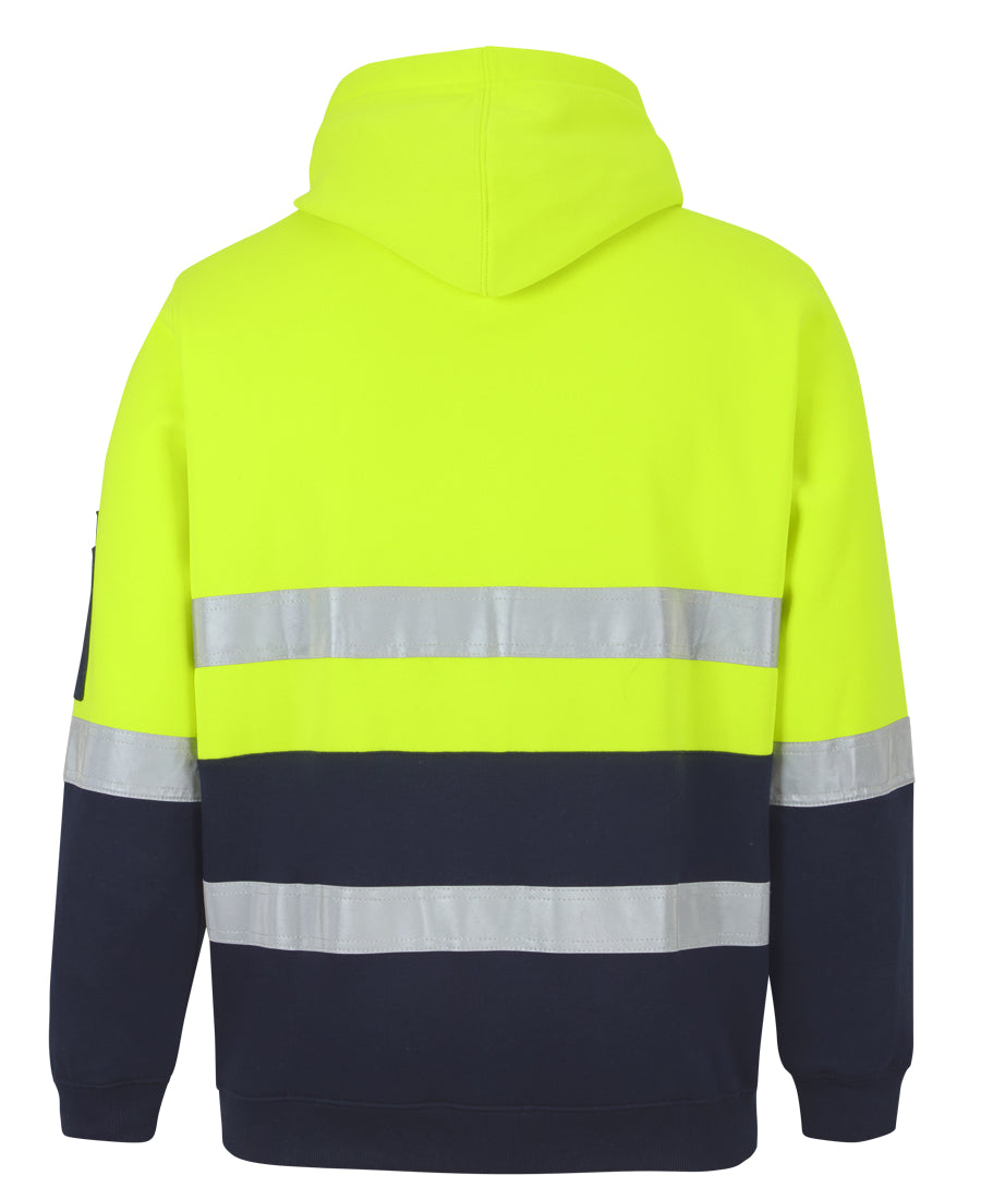 6DPOH Custom Jbs Hi Vis D-n Pull Over Hoodie - Yellow Back