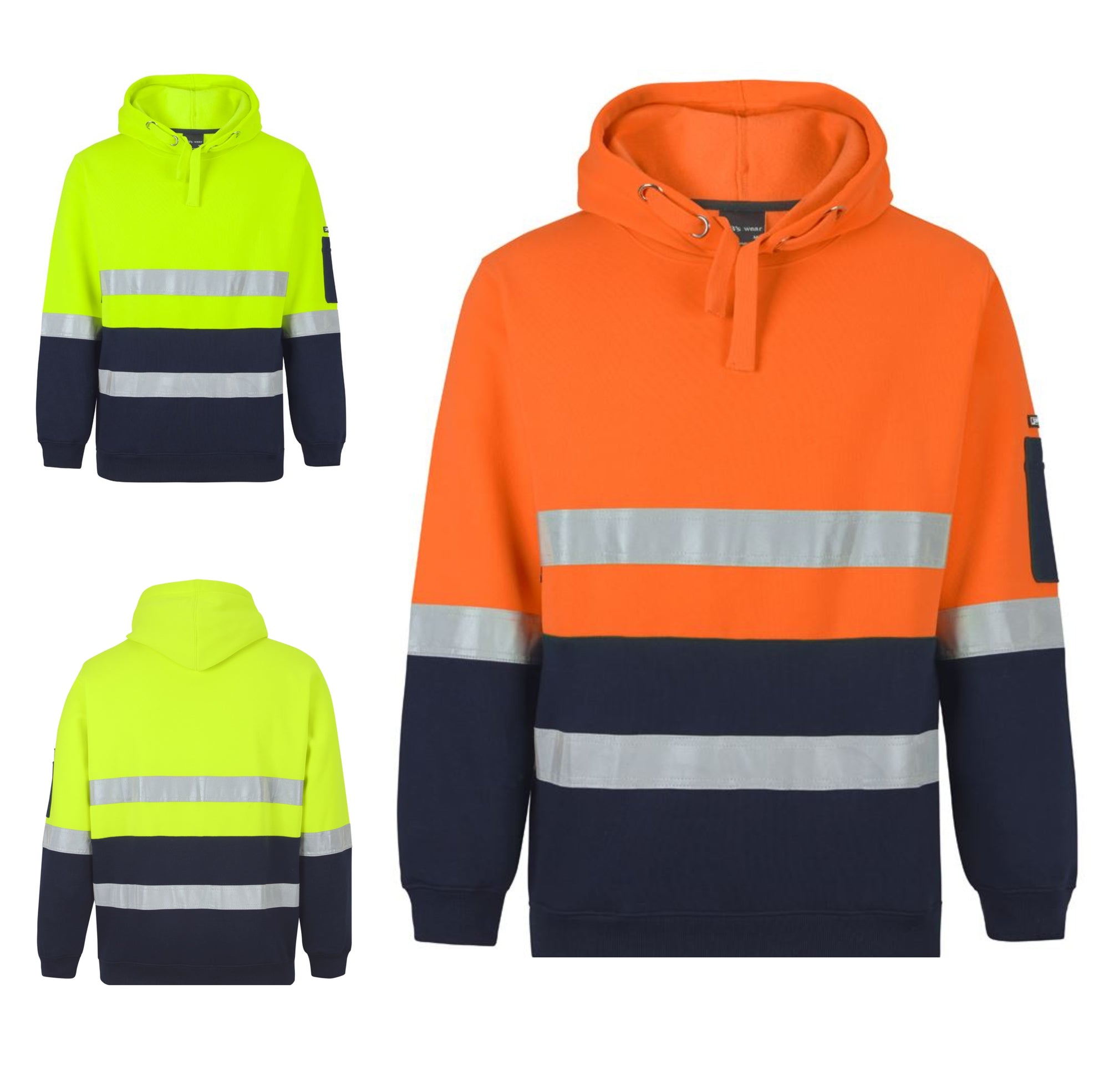 6DPOH Custom Jbs Hi Vis D-n Pull Over Hoodie