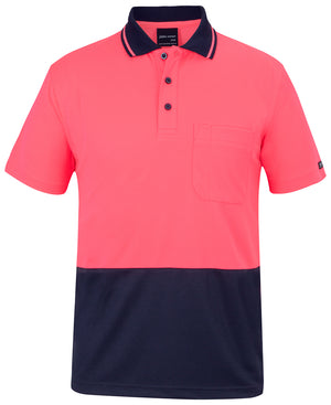 Hi Vis Non Cuff Traditional Polo | Workwear