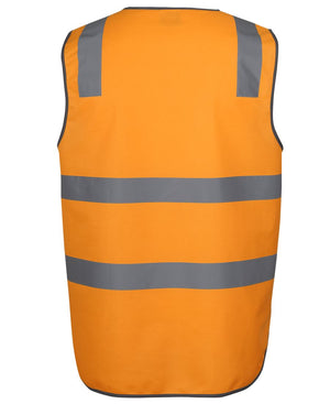 Custom Australian Rail Safety Vest - Hi-Vis Zip Vest - Back