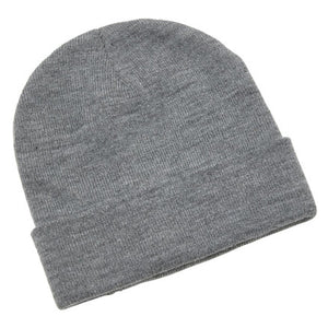 Heather Custom Beanie 8 Pack - Grey