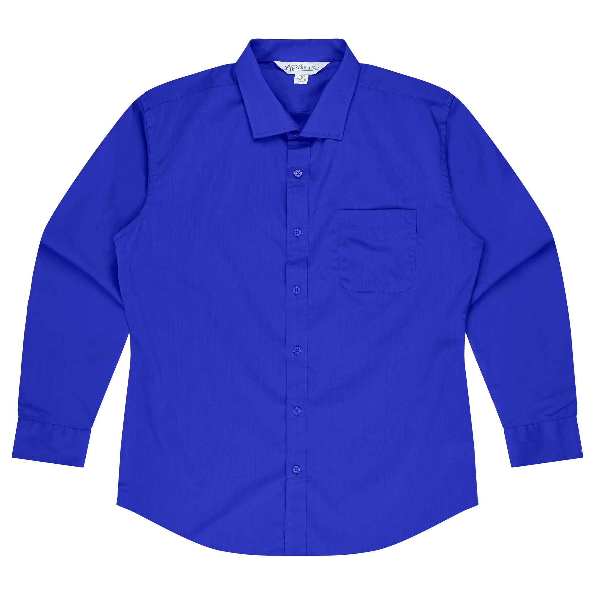 Mosman Long Sleeve Custom Business Shirts Australia - Royal