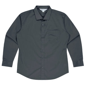 Mosman Long Sleeve Custom Business Shirts Australia - Slate