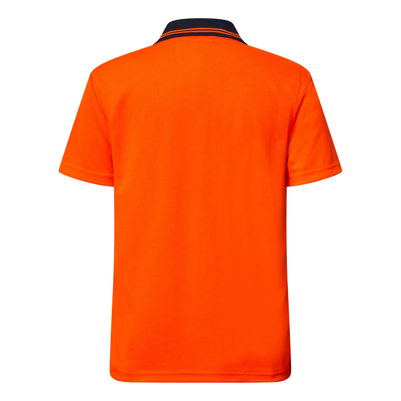 WSP208 custom micromesh tradie polo shirt - Orange Back