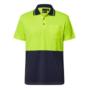 WSP208 custom micromesh tradie polo shirt - Yellow