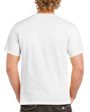 White Gildan Custom T Shirts - Back