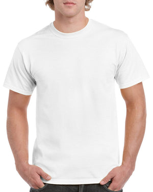 White Gildan Custom T Shirts - Front