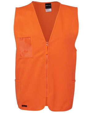 6HVSZ JB's Hi Vis Zip Safety Vest