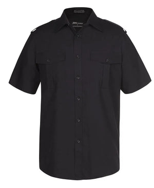 6E Mens Epaulette Shirt Short Sleeve - Safe-T-Rex Workwear Pty Ltd