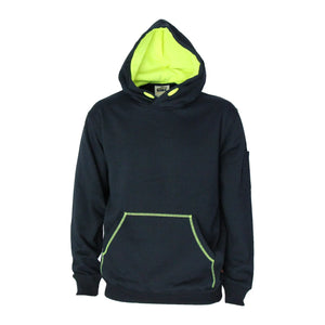 5423 DNC Kangaroo pocket super brushed fleece hoodie - Safe-T-Rex Workwear Pty Ltd
